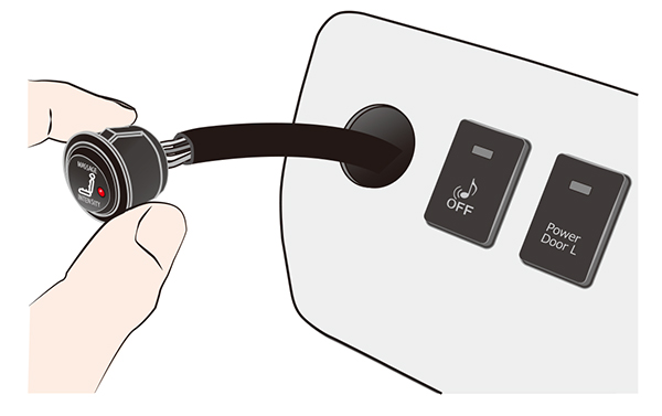 スイッチの取付け方法